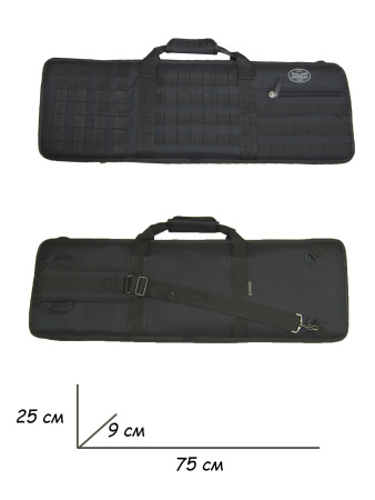 Кейс 750*250 Модуль Вепрь 12 / кордура, поролон / черный