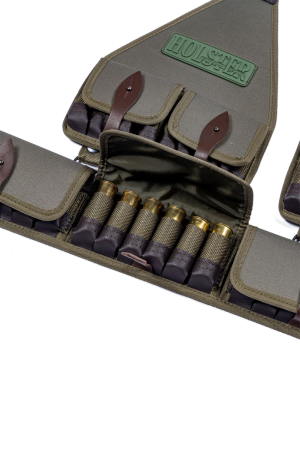 Патронташ трансформер на 49 патронов калибр 12/ кордура / олива