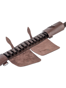 Патронташ закрытый 16к / кожа / коричневый (м)