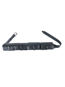 Патронташ закрытый комбинир. 7,62+12к / кожа / черный