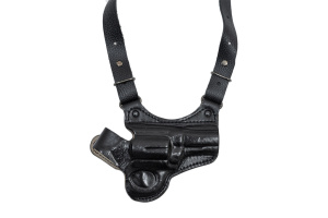 Кобура наплечная горизонтального ношения  мод. T 1 Гроза Р 03 / кожа / черный