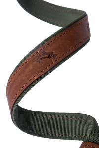 Ремень поясной В40 LINE Элита Fish / кожа / олива