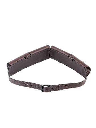 Патронташ закрытый 7,62 / кожа / коричневый