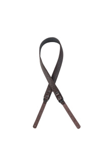 Ремень погонный с противоскользящей накладкой / кожа / коричневый (м)