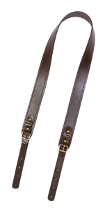 Ремень погонный люкс / кожа / коричневый