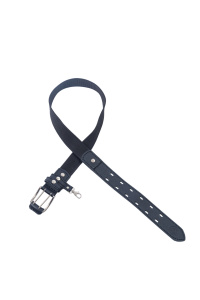 Ремень поясной В40 LINE Стандарт / кожа / черный