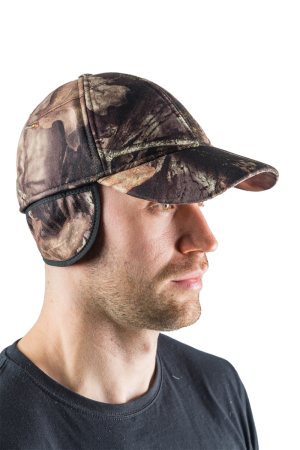 Бейсболка утепленная Скаут / алова / лес (м)