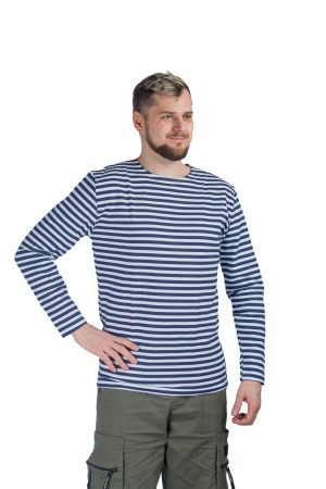 Тельняшка футер (темно-синий)