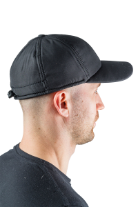 Бейсболка утепленная Скаут / курточная ткань / черный (м)