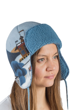 Шапка женская Рождество / флис-мех (м)