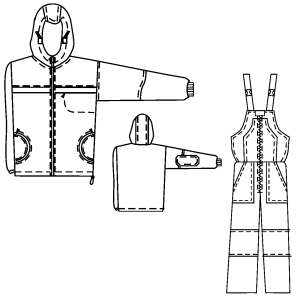 Костюм Мороз / смесовая ткань / зимние соты Костюм Мороз / смесовая ткань / зимние соты