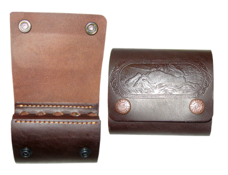 Подсумок 7,62*5 / кожа / коричневый