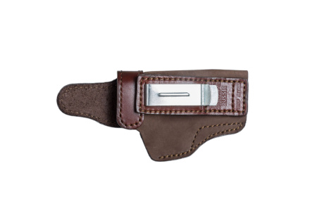 Кобура поясная мод. H Гроза-02 открытая суперлетняя / кожа / коричневый
