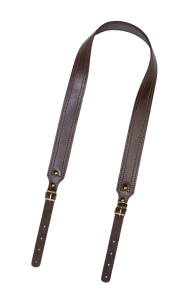 Ремень погонный с регулировкой / кожа / коричневый