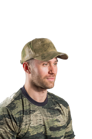 Бейсболка летняя NEON / смесовая ткань / Малахит (м)