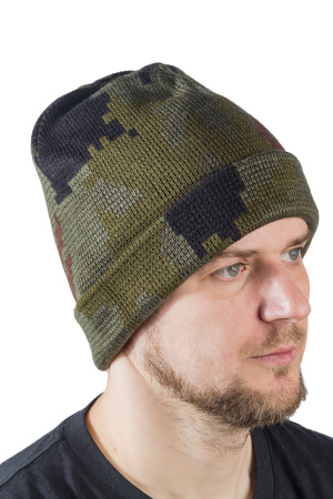 Шапка спортивная Тайга / п/шерсть / зеленый (м)