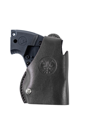 Кобура Дш Сигнал Охотника ПУ-3 / кожа / черный