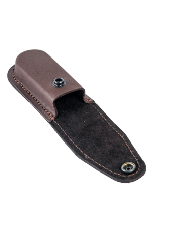 Чехол для ножа "Ворсма" (б) / кожа / коричневый