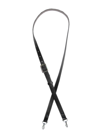 Ремень страховочный АПС / кожа / черный (м)