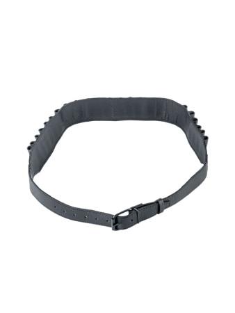 Патронташ открытый 20к / кожа / черный