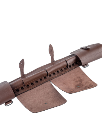 Патронташ закрытый 7,62 / кожа / коричневый