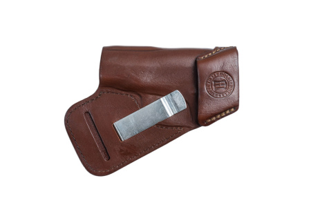 Кобура поясная мод. E ПМ / кожа / коричневый