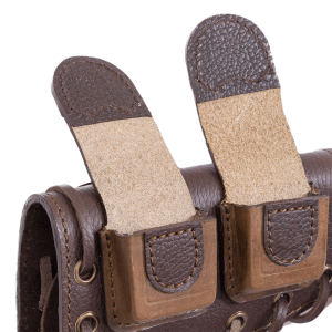 Патронташ на приклад Царская охота с чехлом под зап.магазин 3-5п кал.22WMR,22LR / кожа Патронташ на приклад Царская охота с чехлом под зап.магазин 3-5п кал.22WMR,22LR / кожа