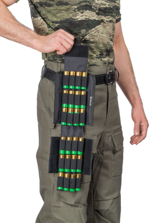 Подсумок на 24 патрона калибра 12, 16, 20 Модуль / ткань синтет. / черный