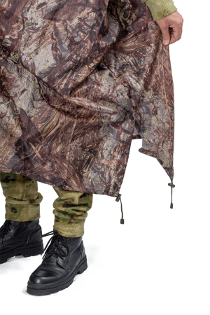 Пончо / ткань синтет. / тростник