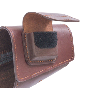 Патронташ на приклад с чехлом под зап.маг.3-5п кал.REM223 и аналоги до 60мм /кожа /коричневый(м)