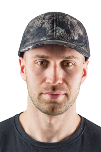 Бейсболка утепленная Скаут / алова / серые соты (м)