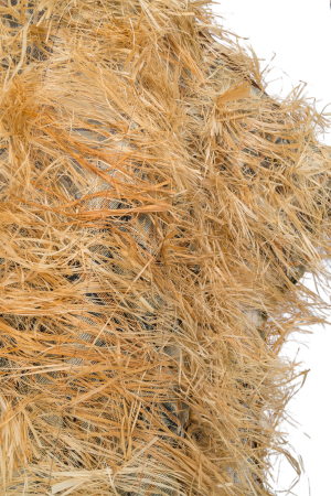 Пончо с лыком / трикотажная сетка+лыко