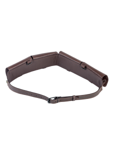 Патронташ закрытый комбинир. 7,62+12к / кожа / коричневый