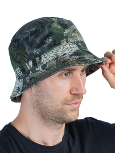 Панама Кречет / смесовая ткань / серые соты (м)