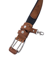 Ремень поясной В40 LINE Элита Hunter / кожа / черный