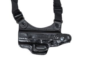 Кобура наплечная горизонтального ношения мод. T Glock-19 / кожа / черный