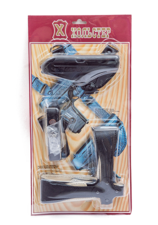 Кобура наплечная М ПМ Хольстер / кожа / черный