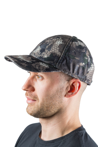 Бейсболка утепленная Скаут / алова / серые соты (м)