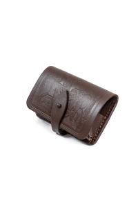 Подсумок 6х12 калибр / кожа / коричневый