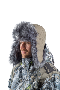 Шапка ушанка Скандинавия / мембрана / 10000 / олива (м)