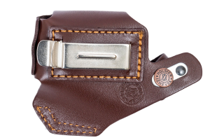 Кобура поясная Дз Оса - ПБ4-1 / кожа / коричневый