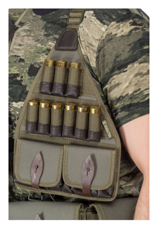 Патронташ трансформер на 49 патронов калибр 12/ кордура / олива