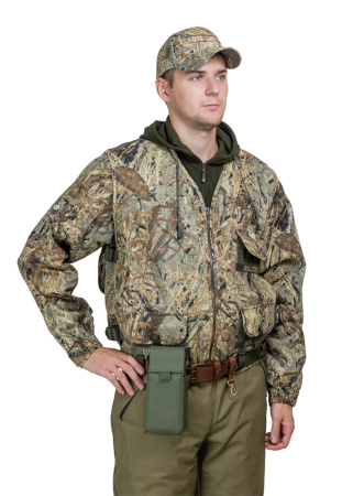 Подсумок на 24 патрона калибра 12, 16, 20 Модуль / ткань синтет. / олива