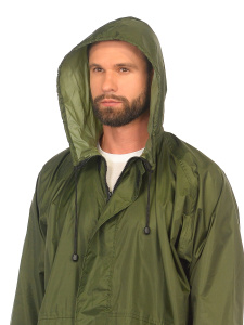 Плащ-дождевик ВВЗ / 3000мм  таффета / зеленый (закуп)