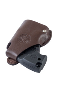 Кобура Дш Сигнал Охотника ПУ-3 / кожа / коричневый