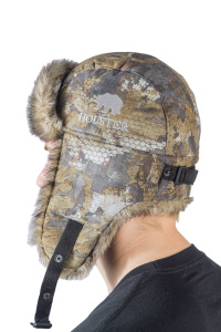 Шапка ушанка Хольстер / замша с мембранным покрытием / лес соты (м)