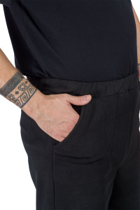 Брюки спортивные / флис / черный