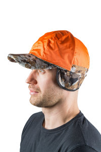 Бейсболка утепленная Сигнал NEON / алова / коричневые соты (м)