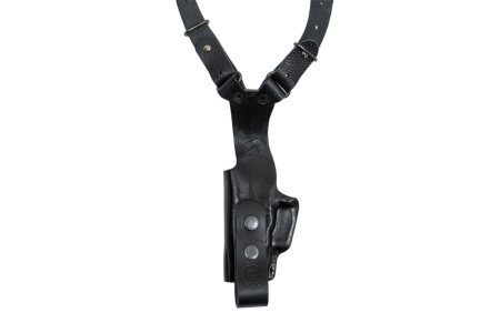 Кобура наплечная вертикального ношения  мод. V 1 Гроза Р 03 / кожа / черный