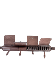 Патронташ закрытый комбинир. 7,62+12к / кожа / коричневый